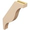 Ekena Millwork 3-inch W x 16-inch D x 22-inch H Funston Rough Cedar Woodgrain TimberThane Knee Brace, Primed BRCUR03X16X22FSTRCPR - alternate 2